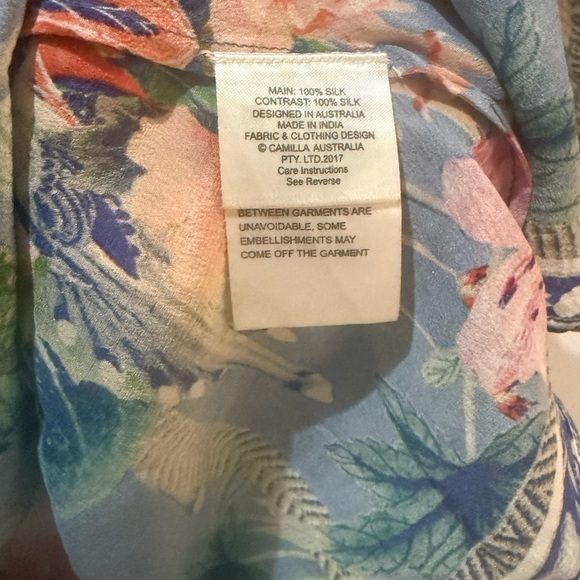 Camilla flared mini skill embellished sheer overlay dress- size s worn once !!! - Picture 10 of 13